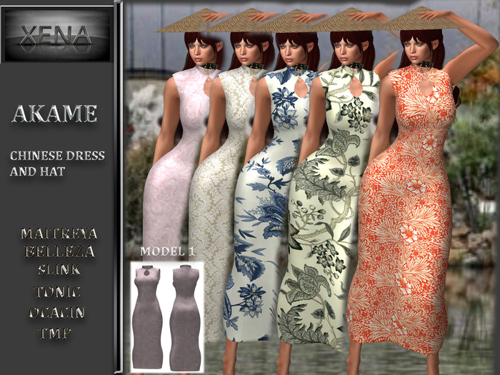 AKANE, CHINESE DRESS 1 AND HAT