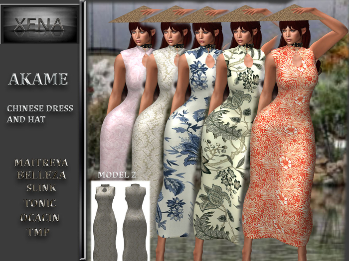 AKANE, CHINESE DRESS 2 AND HAT