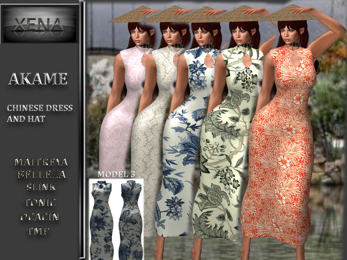 AKANE, CHINESE DRESS 3 AND HAT