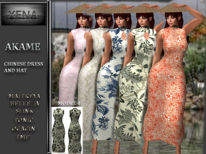 AKANE, CHINESE DRESS 4 AND HAT