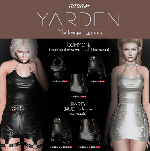 amias - YARDEN shorts gray - Maitreya - !REZ ME!