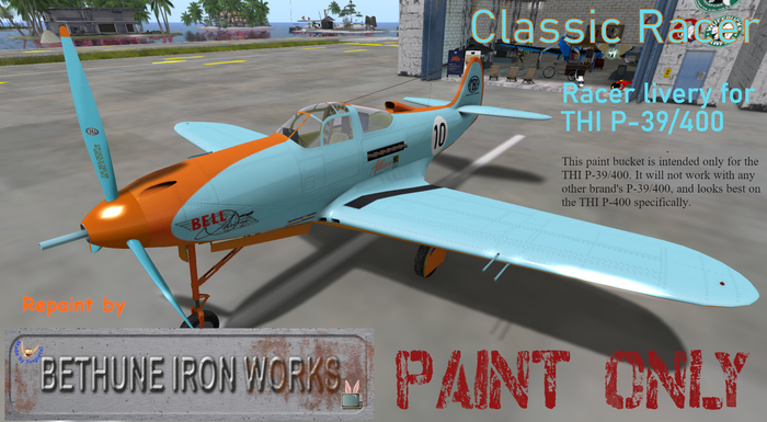 ~BIW~ P-39/400 Blue/Orange Racer