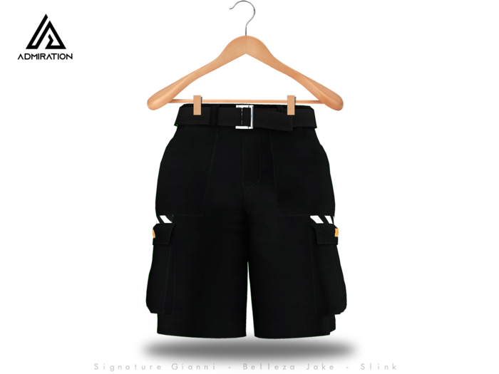 Admiration - Street style Cargo Black Jake Gianni Slink