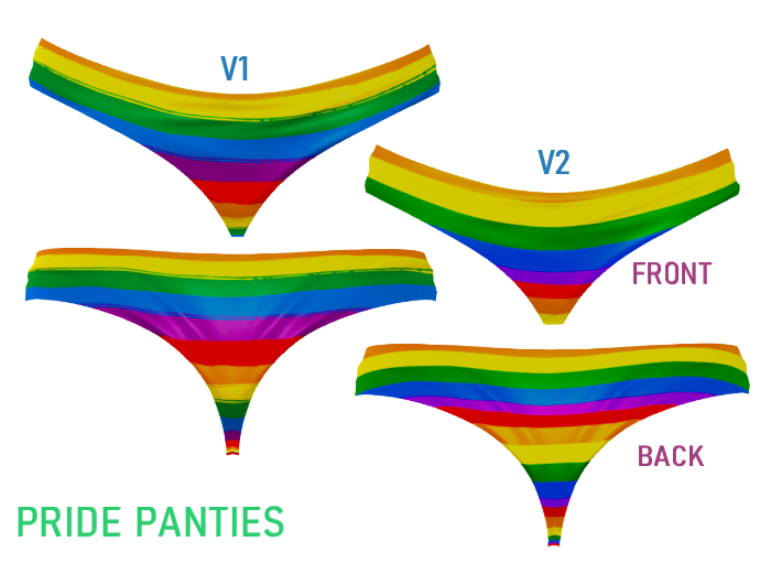 .:CATFACE:. Pride Collection Panties DEMO