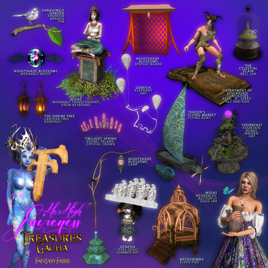 "stay cool" summer hat, Genesia, Fantasy Faire 2019