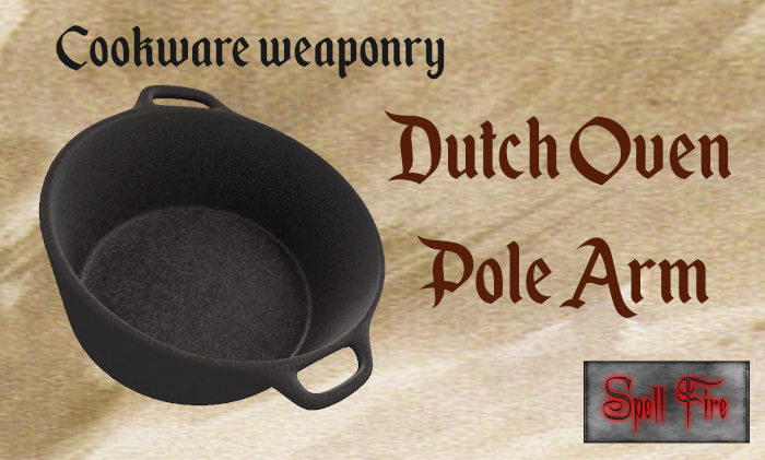 Dutch Oven Pole Arm Cooking pans )<SF>(