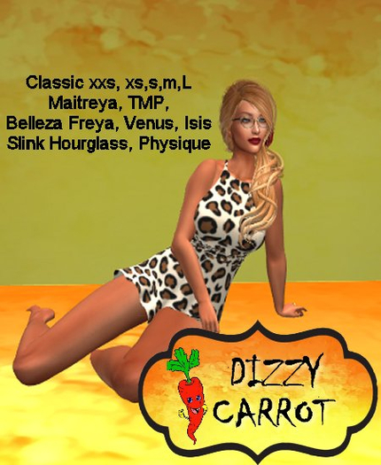 Dizzy Terry Animal Dress