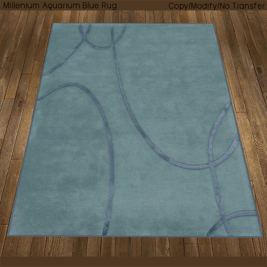 Millenium Aquarium Blue Area Rug