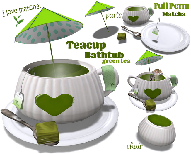 Teacup Matcha Bathtub