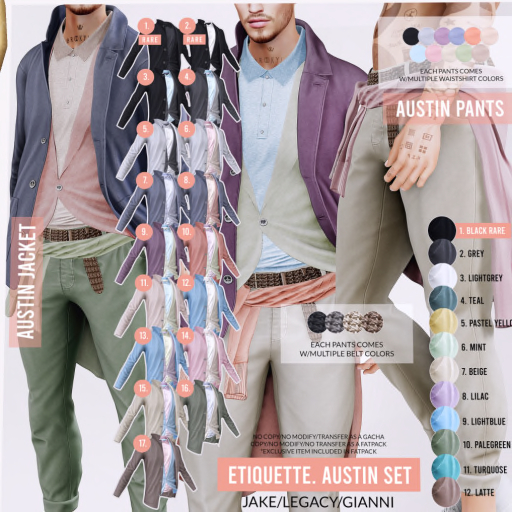 .etiquette. Austin Jacket Set 6