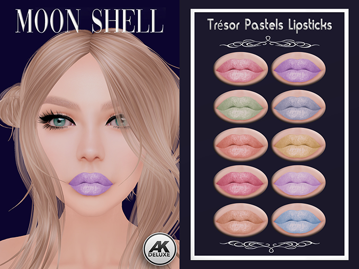 Moon Shell - Tresor Pastels Lipsticks Akeruka