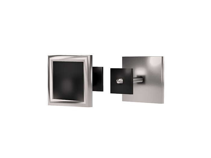 MINIMAL - Square Earrings Silver