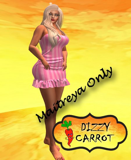 Dizzy Saffy Pink Strips Bag