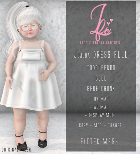 {L.F.C} Jujuba DRESS FULL TDB/BEBE/CHONK