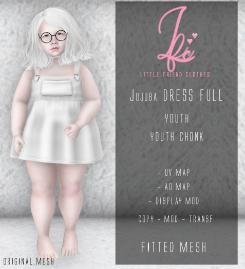 {L.F.C} Jujuba DRESS FULL YOUTH/CHONK