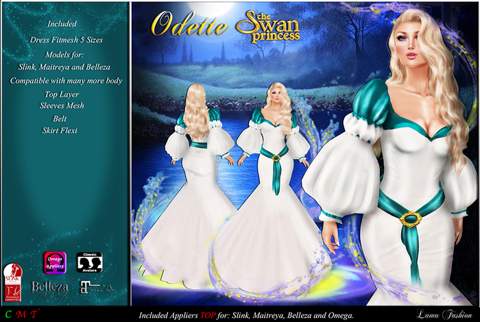 -Lamu Fashion-Gown *Odette* DEMO