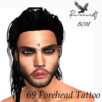 Second Life Marketplace - RC 69 Face Tattoo BOM (ADD)