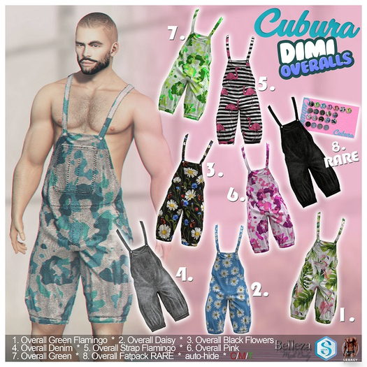7. Cubura Dimi Overall [SG] Green Camo