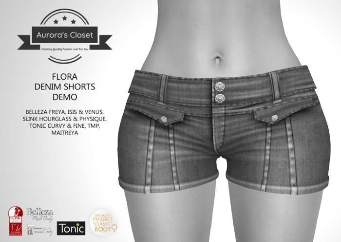 :: AC :: Flora - Denim Shorts - Demo