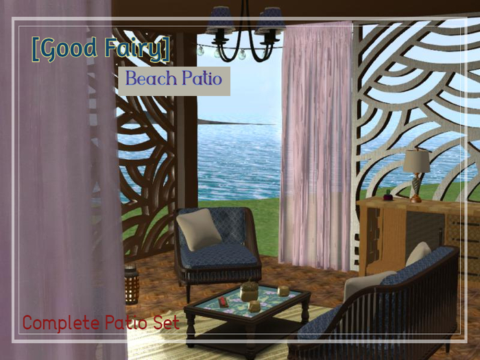 [Good Fairy] - Beach Patio {Complete Patio Set}