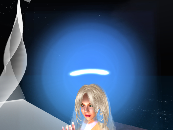 Halo flash blue
