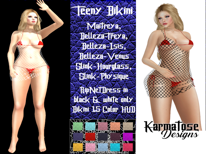 Karmatose Teeny Bikini w HUD Boxed