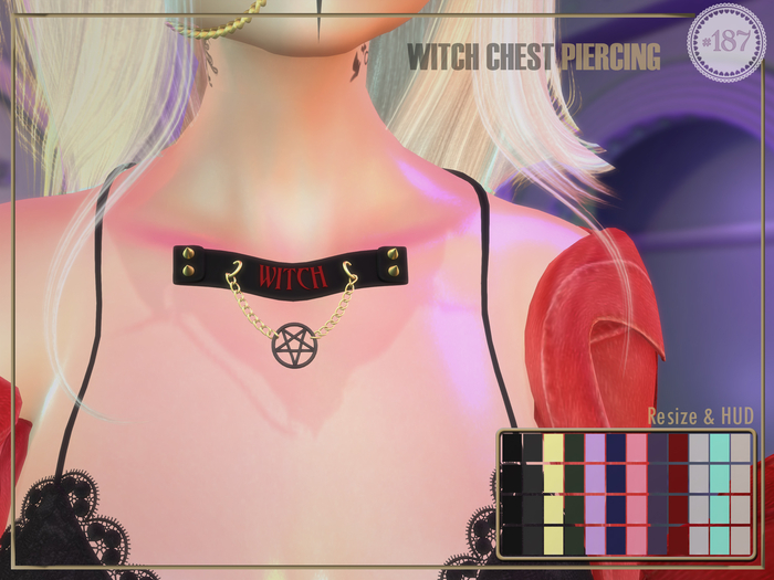 #187# Witch Chest Piercing BOX (Add Me)
