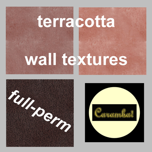 Terracotta wall textures