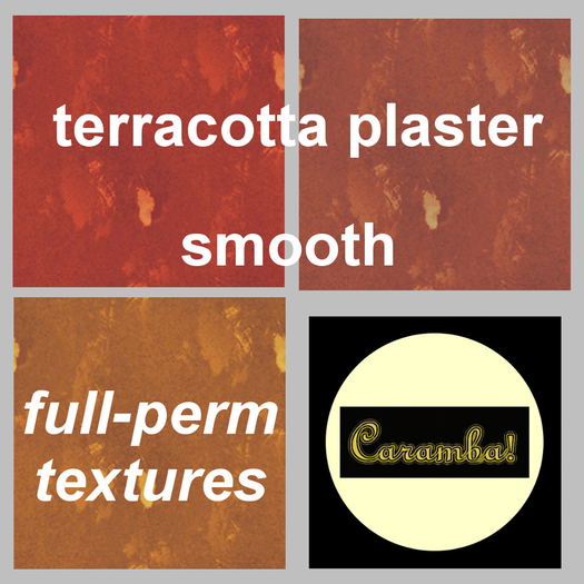 Terracotta plaster - smooth textures  