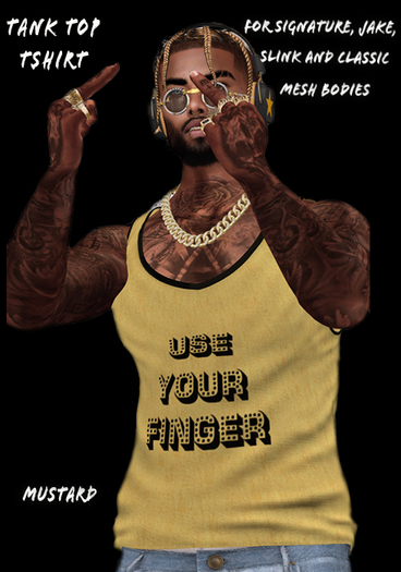 Mustard Tank Tshirt