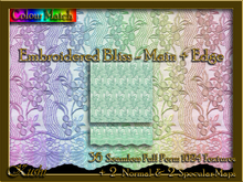 Embroidered Bliss Edged Textures