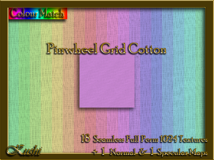 Pinwheel Grid Cotton Solids Textures