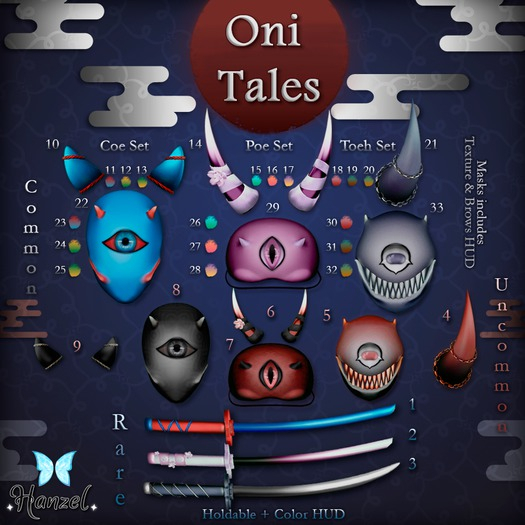 . Hanzel . Oni Tales / 2. Voucher Box RARE