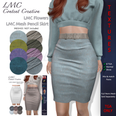 LMC TGA - Pencil Dress - Flowers