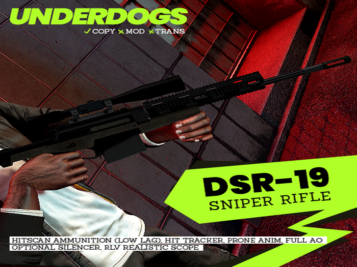 [UD] - DSR18 V0.01 - Sniper Rifle - Un-Packer Hud (Wear)