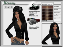 :: Seju Hair :: - [Destiny] Browns Set - Wear me
