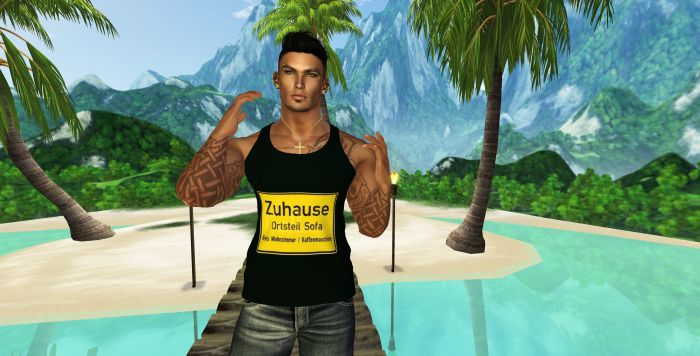 zuhause tank top Signature