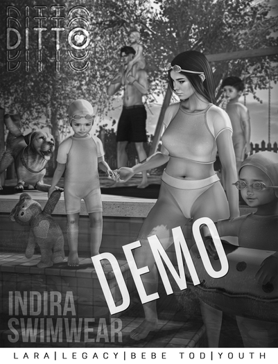 Ditto: Indira Swimwear : Bebe & Adult : Demo