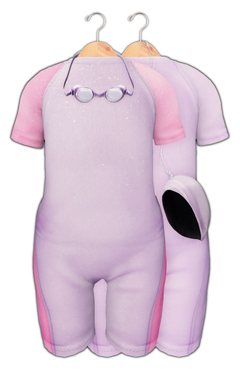 Ditto: Indira Swimwear : Bebe T/Y : Purple