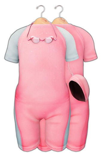 Ditto: Indira Swimwear : Bebe T/Y : Pink