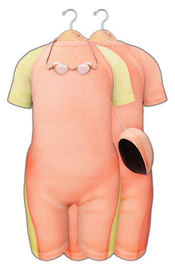 Ditto: Indira Swimwear : Bebe T/Y : Orange