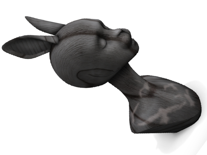 {-MK-} mannequin_Rabbit (Black/1Li)