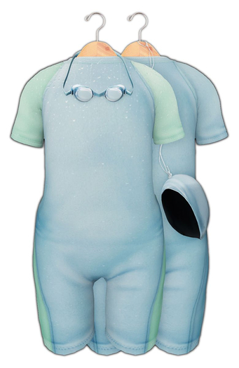 Ditto: Indira Swimwear : Bebe T/Y : Blue