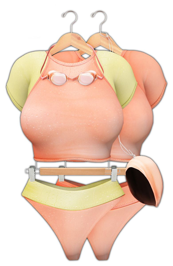 Ditto: Indira Swimwear : Adult : Orange