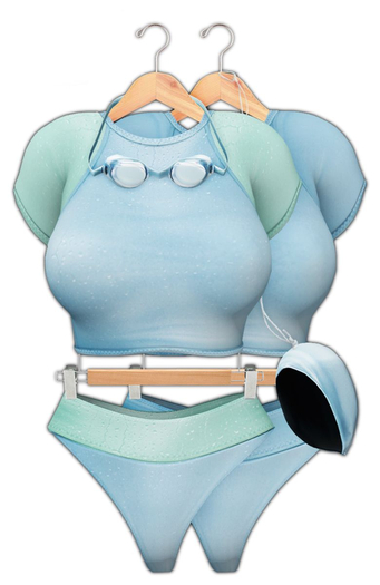 Ditto: Indira Swimwear : Adult : Blue