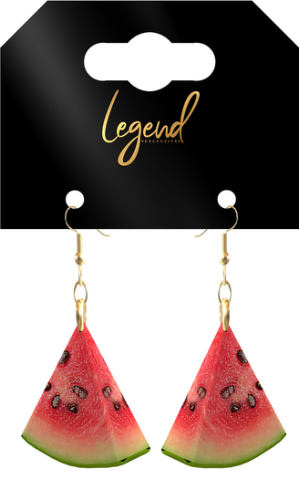Legend Watermelon Earring - Gold and Silver