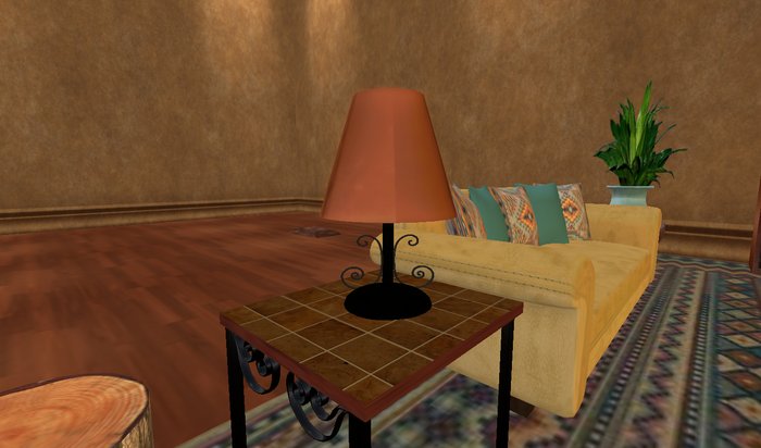 Table lamp Rust (boxed)