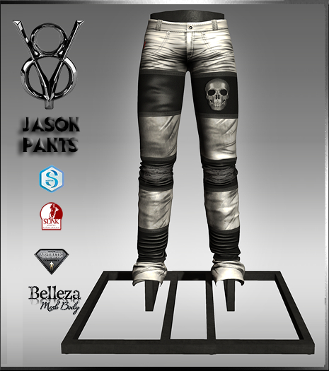 +V8-SHOP -JASON- PANTS+WHITE