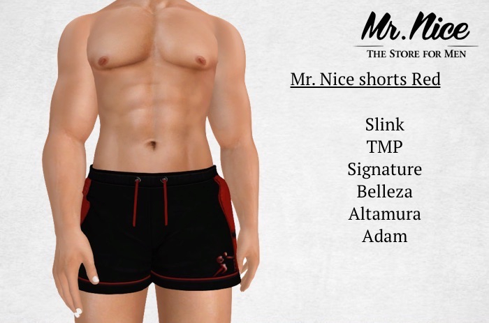 Mr. Nice Red shorts