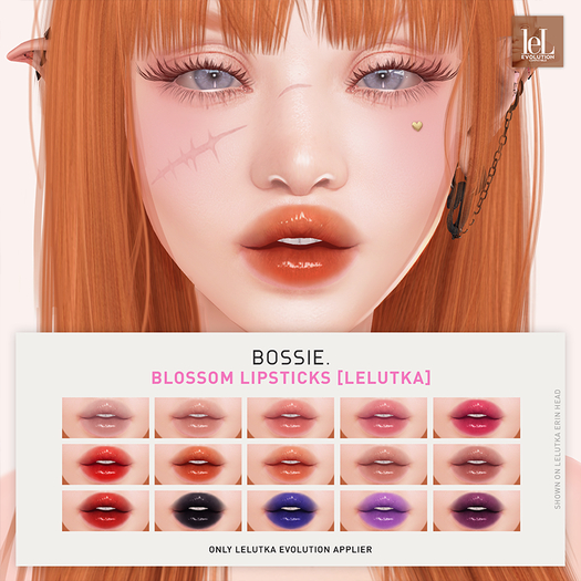Bossie. blossom lipsticks [lelutka] (wear me)